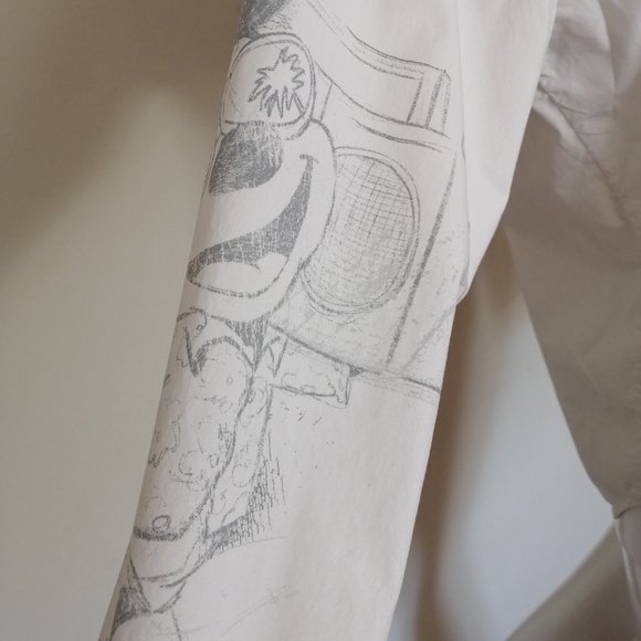 Disney White Blouse with Mickey Mouse Design - Picture 3 of 5